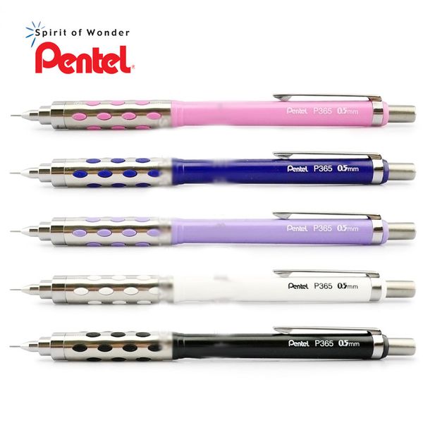 

pentel p365 0.5mm press-type metal mechanical pencils