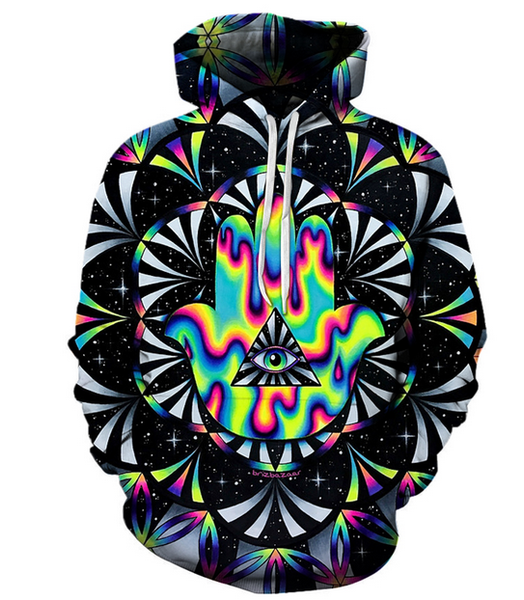 

новейа мода женин / мђжин Ѭиппи ама по brizbazaar art harajuku ил мене 3d пеа, Black