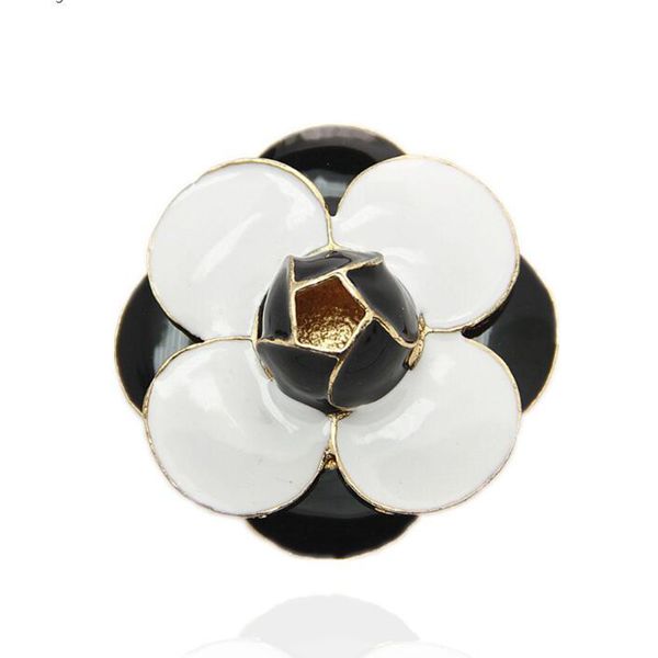 

10pcs fashion brooch black white flowers brooches wedding personality pin brooches for woman jewelry in stock, Gray