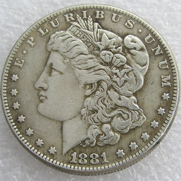 

Горячий продавать нам монеты 1881O Morgan доллар продвижение дешевые заводская цена хороший аксессуары для дома серебряные монеты