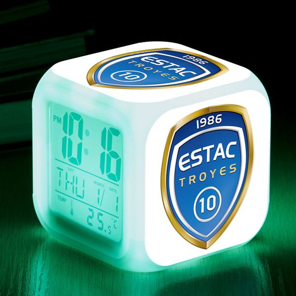 

estac troyes led alarm clock kids plastic digital toys reloj despertador luminous digital clocks watches home decoration