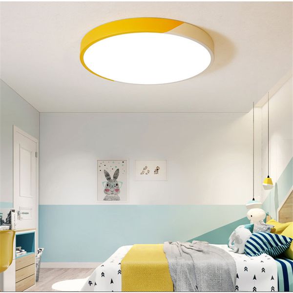 2019 2019 New Modern Ultra Thin Double Color Led Ceiling Lamps Iron Square Round Ceiling Lights For Living Room Bedroom Indoor Lighting From Jess678