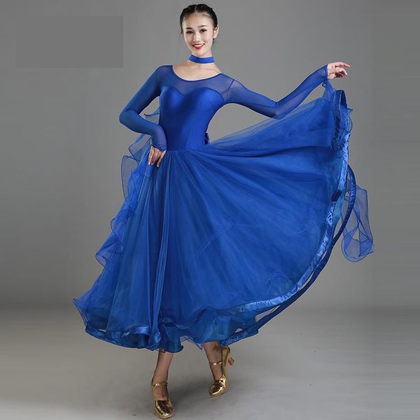 

new design women modern ballroom dance dress for ballroom dancing waltz tango spanish flamenco dress standard, Black;red