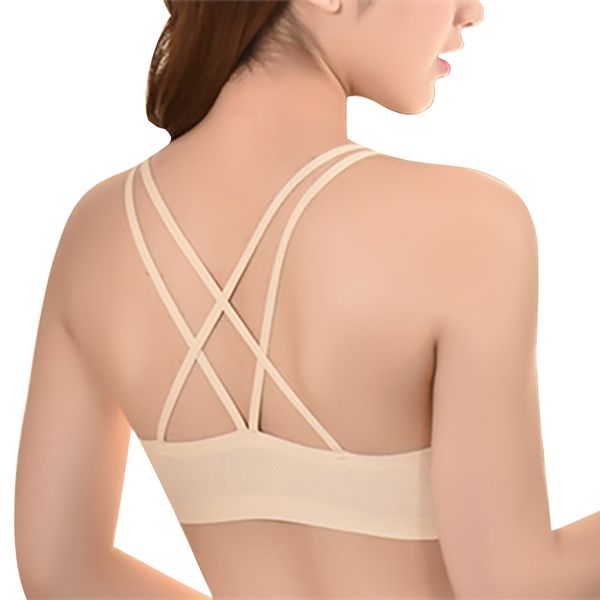 

women yoga padded sport shirt women shockproof sports bras athletic fitness running vest gym shirt breathable pro, White;black