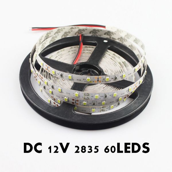 5M 2835 Warm White color Indoor //Ooutdoor Flexible Strip SMD LED Light 12V 3000K