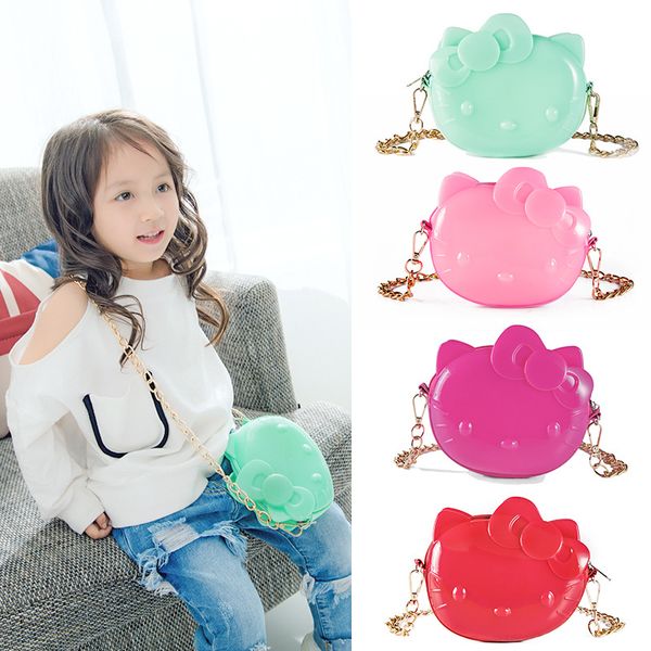 Baby Kids Bolsas Moda Meninas Bonitos Ketty Mini Princesa Sacos Moeda Bolsas De Silicone Material De Silicone Impermeável Sanbe