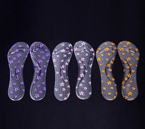 

new arrival silicone foot care feet liner silica gel cushion pads insole high dance shoes protector mr034