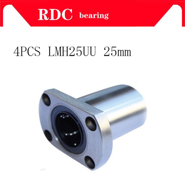 

4pcs/lot lmh25uu linear motion ball bearing sliding linear bushing 25mm shaft bearing cnc parts automation parts