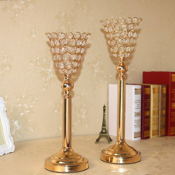 

wedding crystal centerpiece wedding decoration accessories metal candle holder flower stand tall candlestick anniversary party supplies