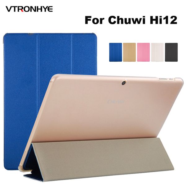 

Чехол для Chuwi Hi12 Tablet PC Case 12 дюймов, VTRONHYE тонкий стенд искусственная кожа передняя я