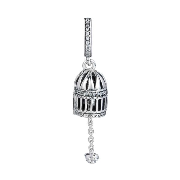 

925 sterling silver bead fits for pandora bracelets beads for jewelry as a bird dangle charm making diy ing, Black