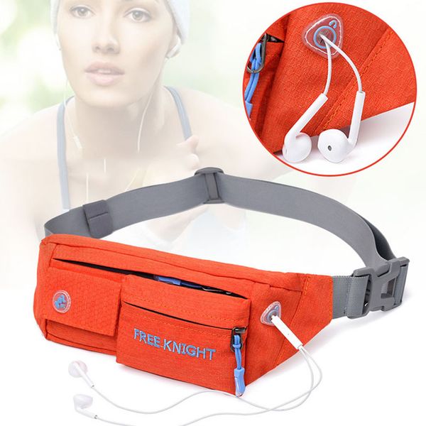 

waterproof women men nylon bum bag portable waist bag waist belt zip pouch popular ab@w3 women
