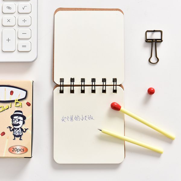 

160 pcs/lot portable match pack ballpoint pen 0.5mm ball pens for writing signature stationery gift office school supplies f255, Blue;orange