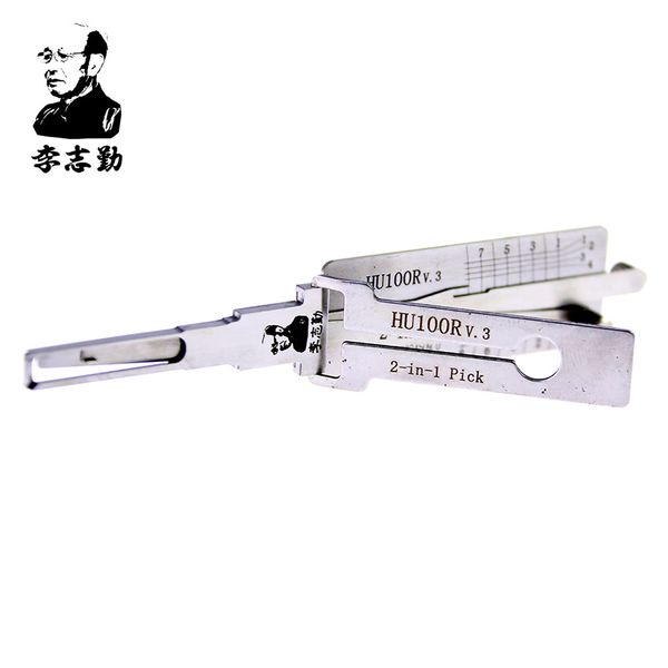 

Mr. Li's Original Lishi HU100R V.3 2in1 Decoder and Pick - Best Automotive Locks Unlock Tools on the Market