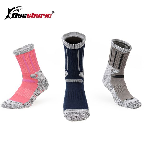 

men women thick knee-high snowboard ski socks winter warm cycling socks snow hiking climbing skiing sport, Black