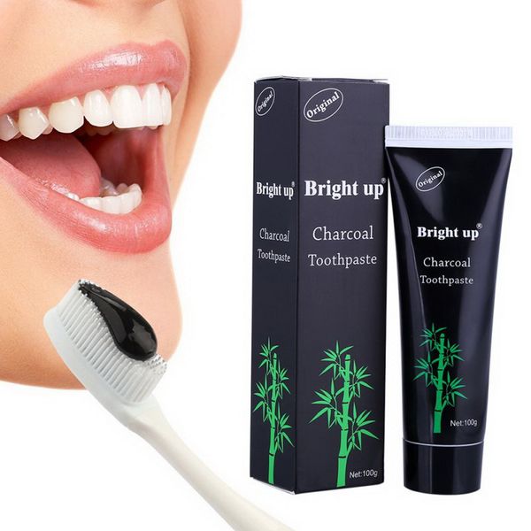 

2018 new 100 grams of active charcoal whitening toothpaste global hot Mint Flavor Oral Care Black Toothpaste Global Free Shipping