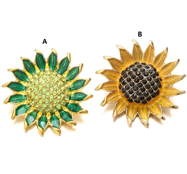 

noosa snap button jewelry big sunflower ginger snap chunks fit diy 18mm snap bracelets & bangles necklace jewelry