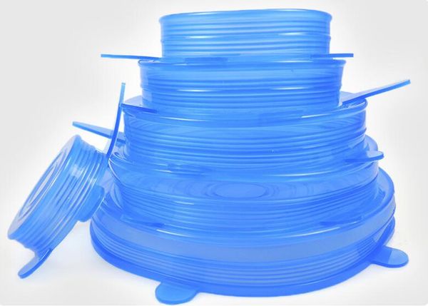 

silicone stretch suction stretchable lids cover food silicone kitchen picnic food fresh preserve universal cover for pots pans mug universal