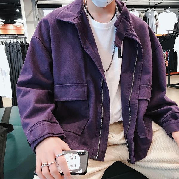 Hong Kong Wind Jacket Male Korean Version Of The Wild Autumn Wind Jacket Male Korean Version