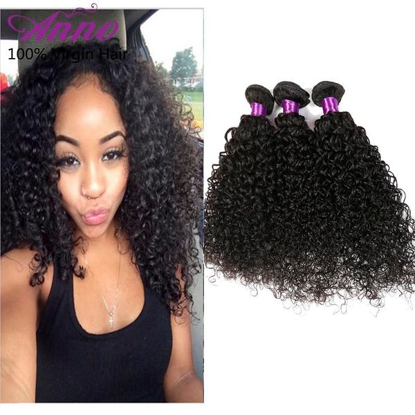 Brazilian Kinky Curly Virgin 3 Bundles Bohemian Curly Hair