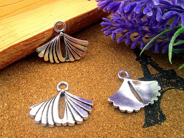 

27pcs 30*22mm antique silver petal charm leaf charms pendants, Bronze;silver