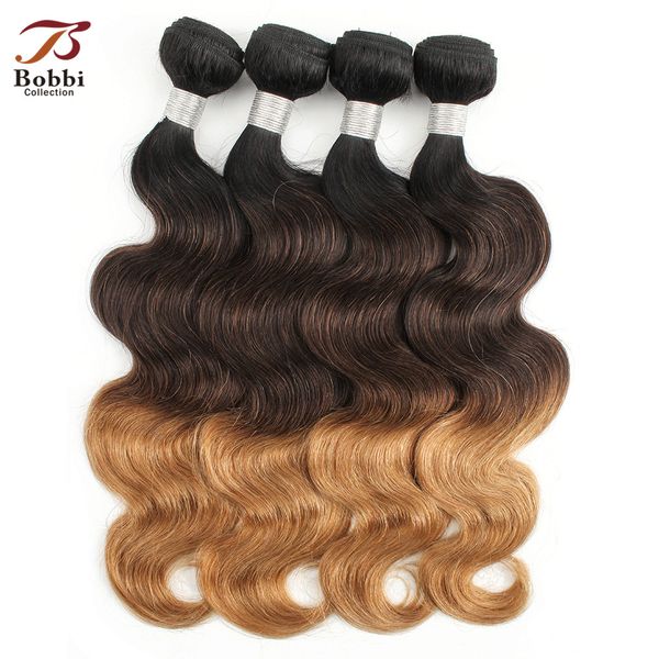 Color 1b 4 27 Ombre Body Wave Hair Weave Bundles 3 Three Tone