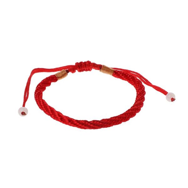 

handmade kabbalah red string good luck bracelet for prosperity and success, Golden;silver