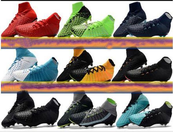 

Оригинальный новый высокого верха лодыжки футбольные бутсы Hypervenom Фантом III в ДФ FG
