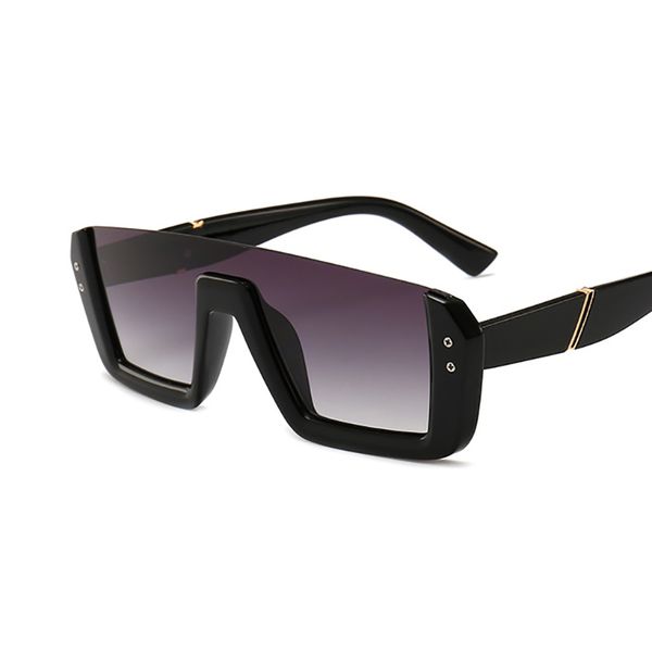 

hoku new luxury sunglasses women men retro vintage brand design sun glasses oversized square eyewear shades uv400, White;black