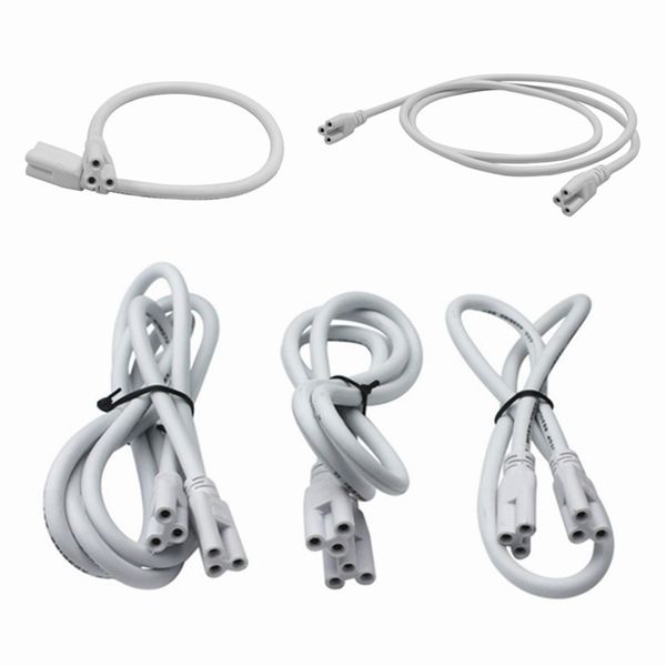 1ft 2ft 3ft 4ft 5ft Kabel für integrierte T8 T5 LED-Röhrenleuchten Anschluss LED-Verlängerungskabel CE ROHS UL DLC