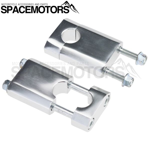 

aluminum alloy clamps for motorcycle 22mm 7/8" handlebar riser mount irbis bars kayo motocross enduro mx ttr t 250 parts