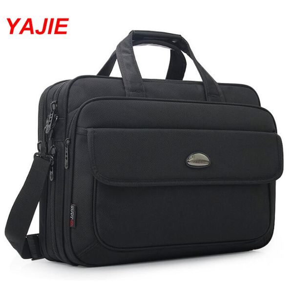 

yajia oxford 15.6 inch laphandbag business briefcase large capacity cross section men's shoulder messenger bag