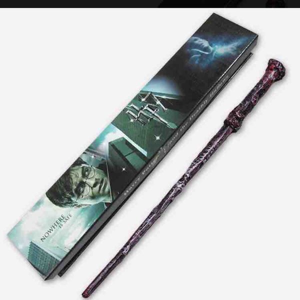 

harry potter magic wand with boxes creative cosplay 18 styles hogwarts series new upgrade resin non-luminous magical wand for big magic toy