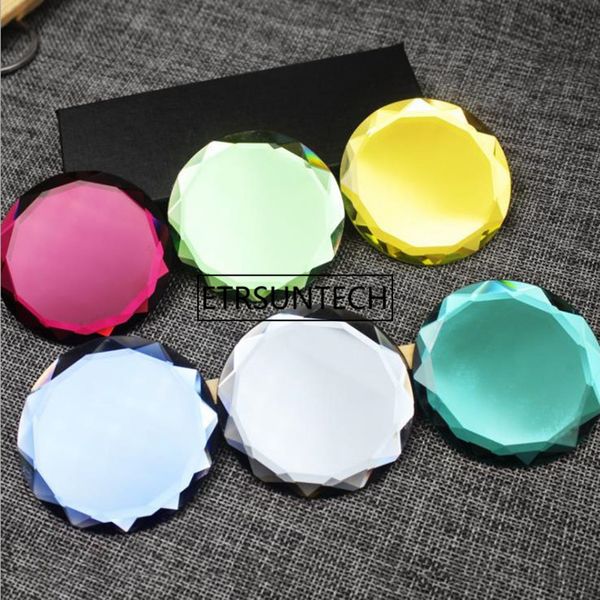 

58mm round glass cabochon for diy compact mirror jewelry supplies f1492