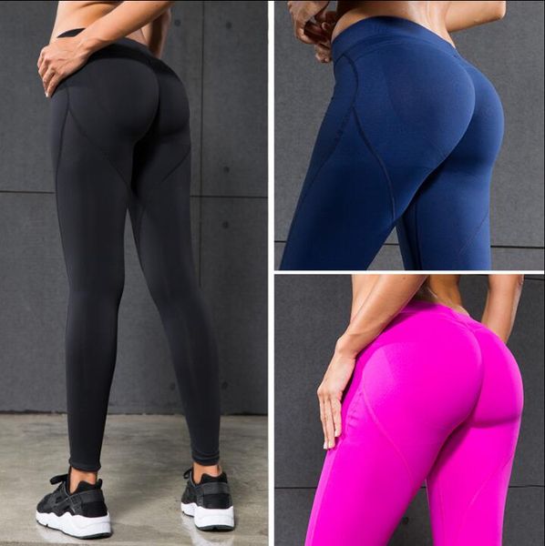 

2016 women's fitness leggings workout pants panelled ladies high waist leggins quick-drying wear trousers 13 colours available, White;red