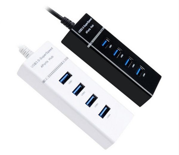 

high speed usb hub 4 port usb 3.0 multi hub splitter expansion deskpc lapadapter