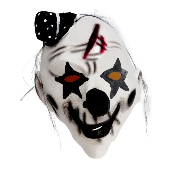 1 Pcs Halloween Mask Durable Clown Pattern Scary Festival Headpiece