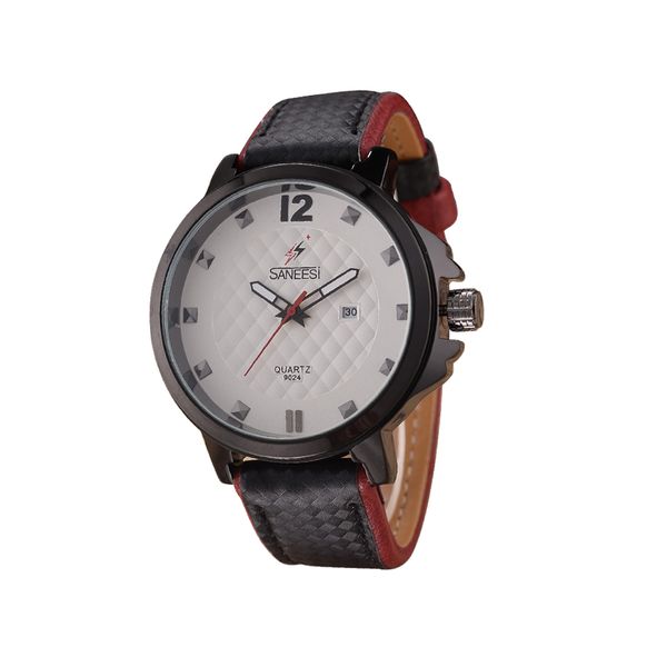 

saneesi men watches 9024, Slivery;brown