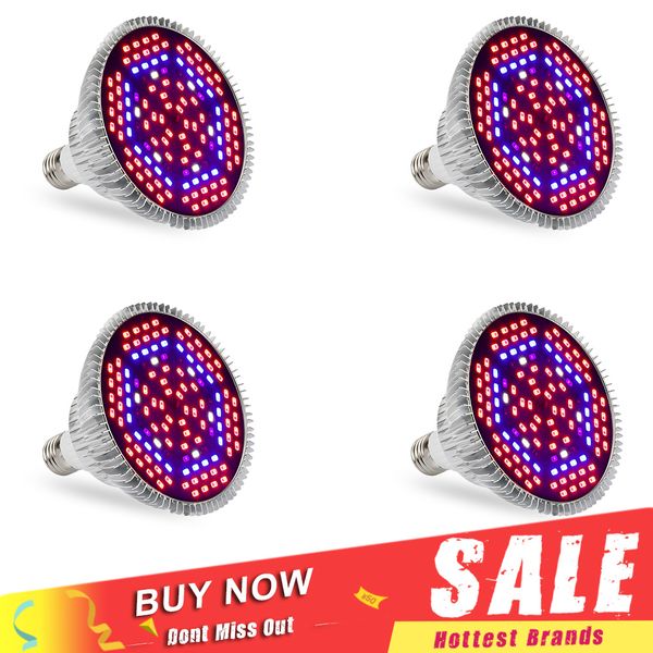 30w 50w 80w E27 Full Spectrum Led Grow Lights Led Horticulture Grow