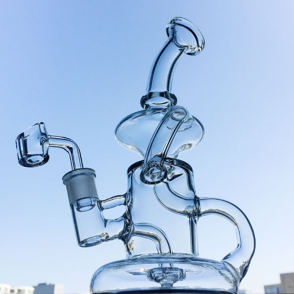 

Новейший Klein Торнадо Percolator стекла Бонг 8 дюймов ресайклинга воды Трубы 14мм Женский Joint Oil Dab Rigs с кварцем Banger Или Чаша HR024