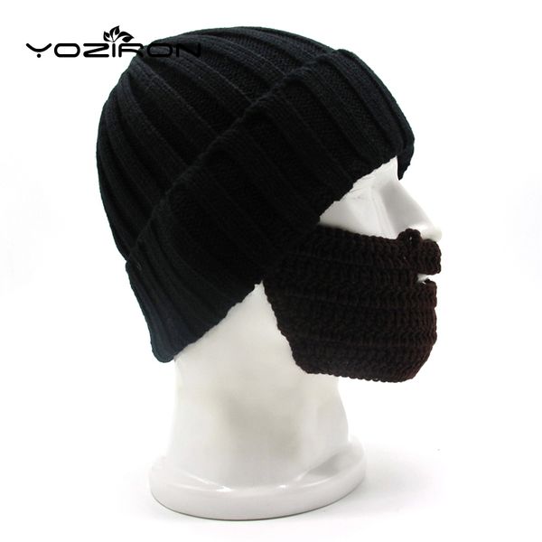 

new beard beanies hat handmade casual men women ski mask warm knitted male female winter hats dad hat