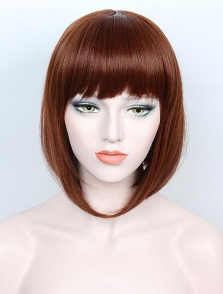 Frisk Chara Wig Undertale Women S Short Brown Cosplay Halloween