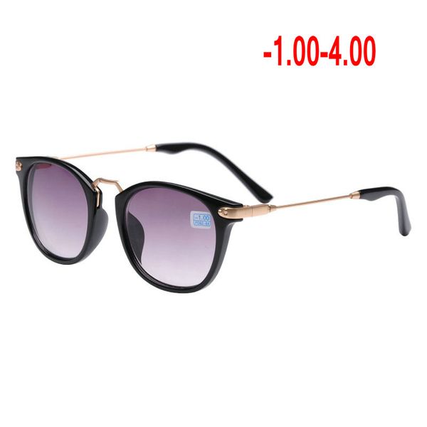 

finished myopia glasses women men retro round eye glasses men women ultra light myopia eyeglasses -1 -1.5 -2 -2.5 -3 -3.5 -4 nx, Silver