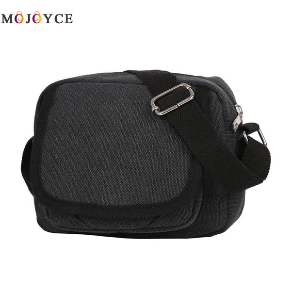 

men's durable vintage canvas messenger bags male casual zipper shoulder bags handbags leisure travel bag
