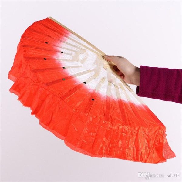

dancing fan two side practical sequins handmade silk fans square dance women favours colourful easy carry 3 80zb cc