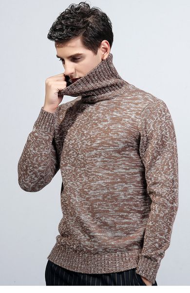 

fashion designer men knitwear sweater england style autumn winter men's sweater turtleneck pullover long sleeves men's sweatershir, White;black