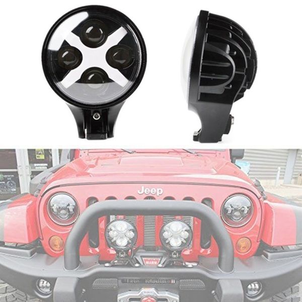 

1pieces 6 inch 60w 4800lm fog driving day runing light spotlight 12v headlight for jeep 4x4 4wd offroad x angle eyes