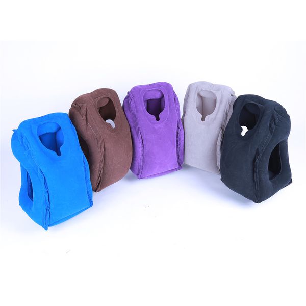 Inflatable Travel Pillow Foldable Sleeping Pillow Cushion For
