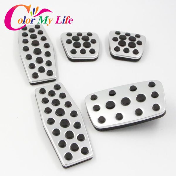 

color my life aluminum pedals manual clutch throttle brakes foot pedal for chevy cruze at mt modified accessories
