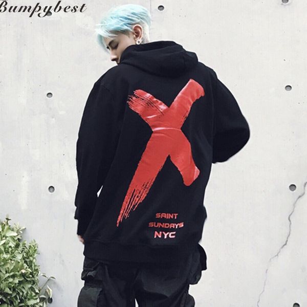 

fashion autumn men women size us hop hip headwear xs turn-down collar hoodie cool fashion hoodies - hoodies sweatshirts vgpdj, Black